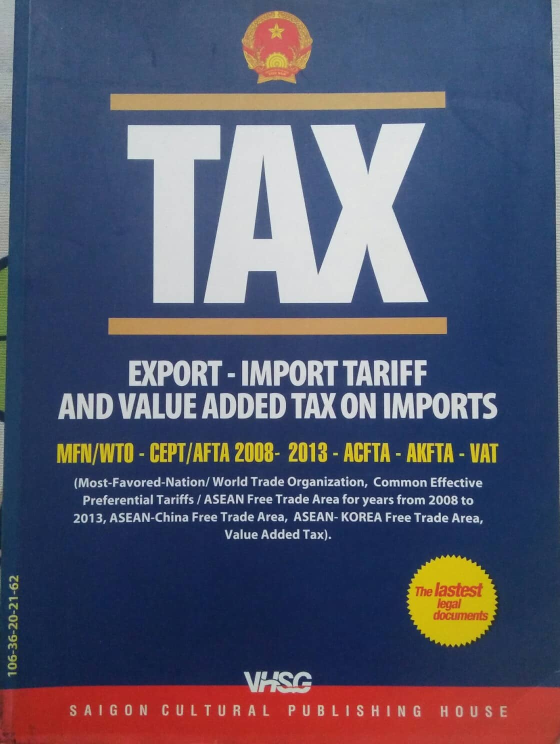 Tax Export -Thuế TAX 2008 - 2013 - Biểu Thuế Xuất Khẩu - Nhập Khẩu Và Thuế GTGT Hàng Nhập Khẩu